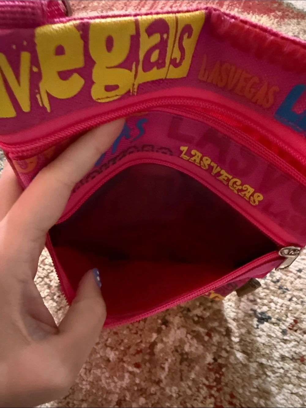 Las Vegas Canvas Crossbody Bag
